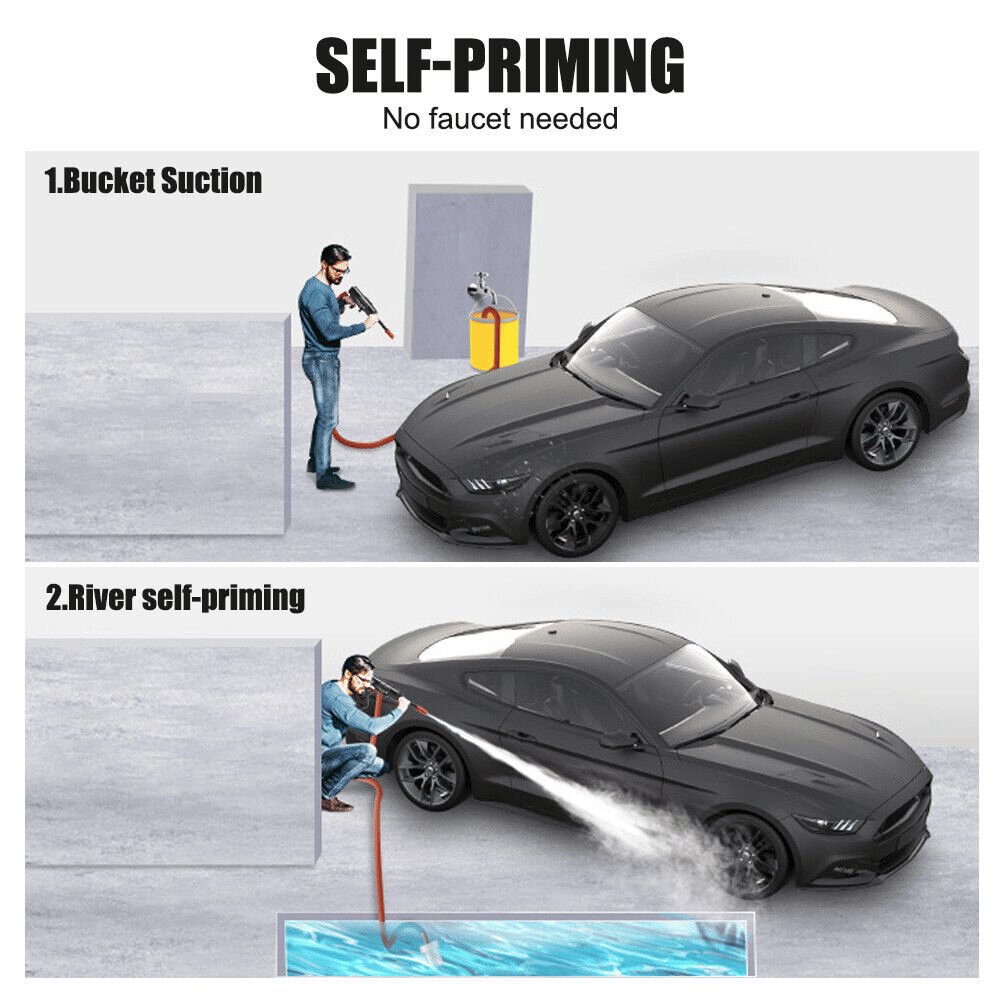 🔥Last Day 49% OFF--Cordless Portable High Pressure Spray Water Gun - Buy a set and get a free foam bottle!