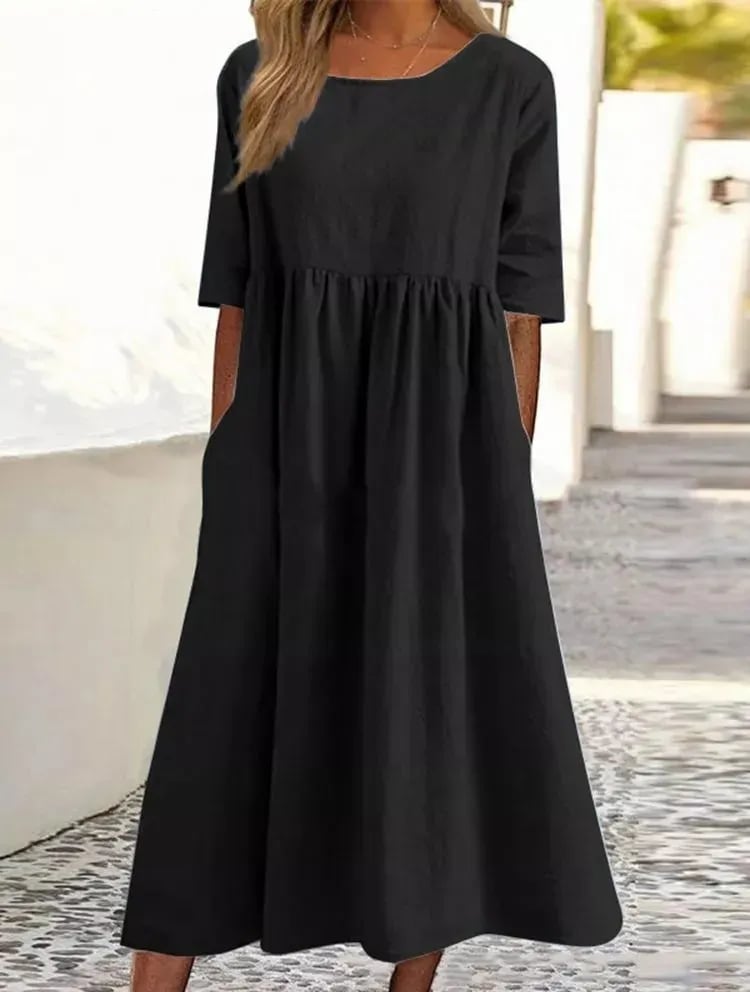 UrbanPetal - Timeless Comfort Dress