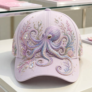 OceanVista – Premium 3D Embroidered Marine Life Cap