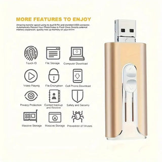 DataBridge – 4 in 1 Phone & Computer USB Drive