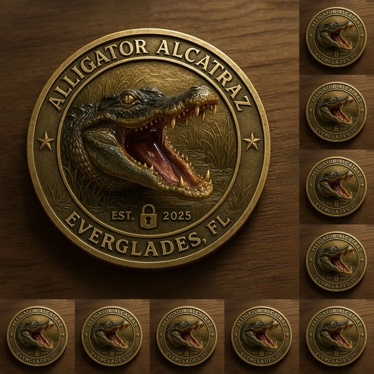 🏆Flash Sale 60% OFF - 🗽🐊Alligator Alcatraz Humor Collectible Coin