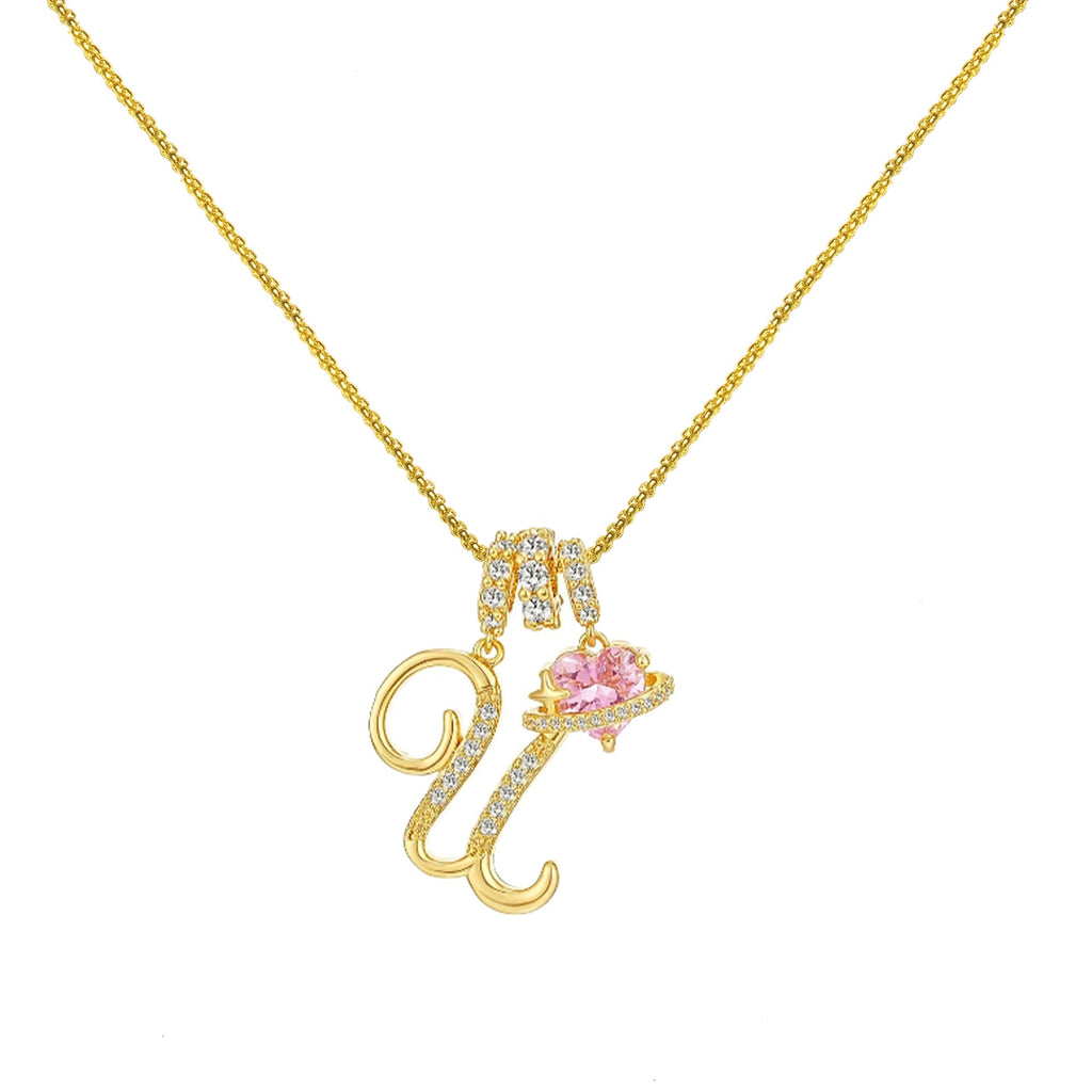 InitialGlow – Personalized Letter Necklace