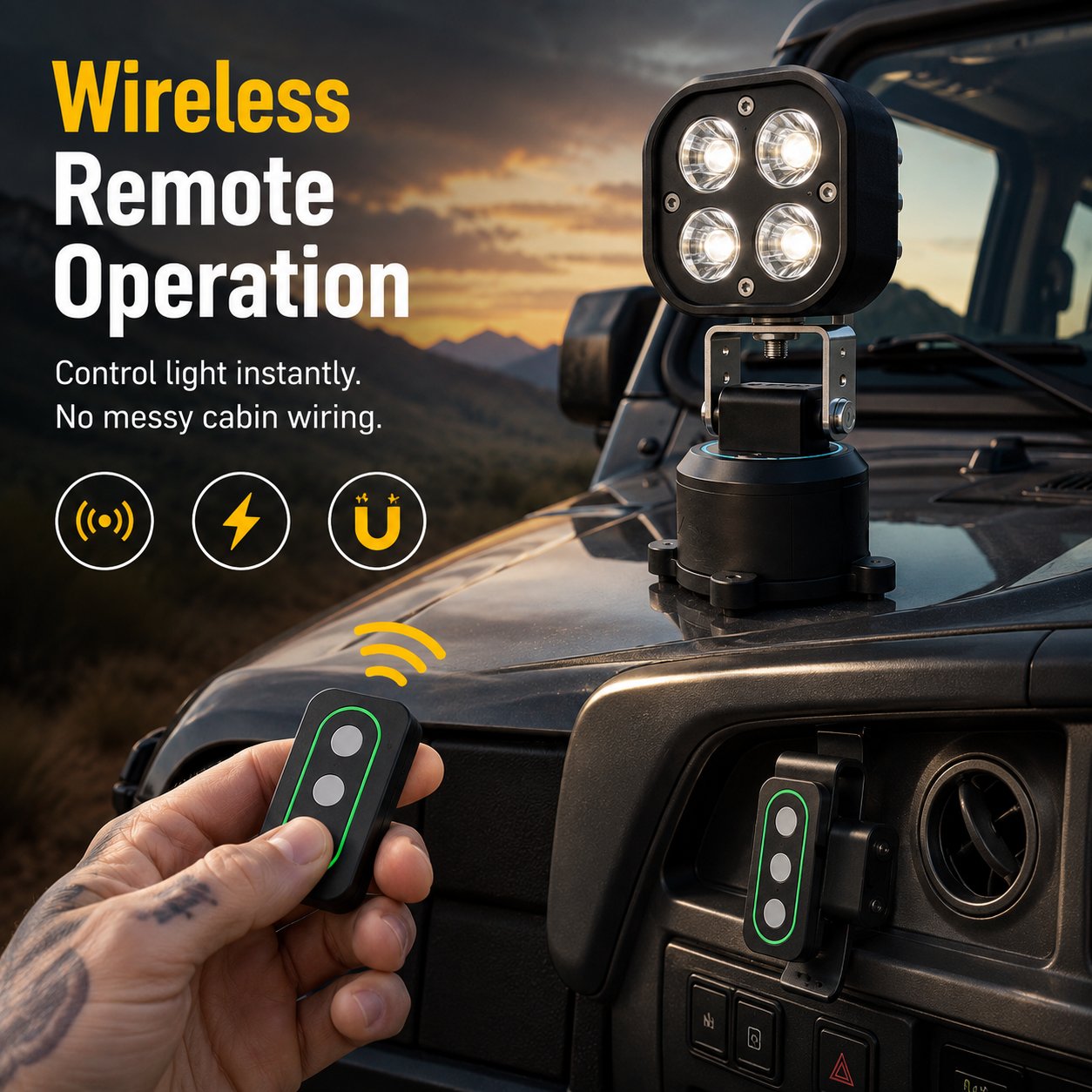 TrailGlow – Omni-Directional Magnetic LED Pod Light
