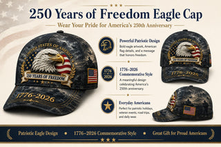 FreedomEagle – 250 Years Patriotic Heritage Cap