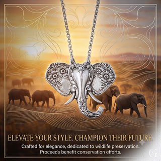 PureLegacy – Premium Elephant Conservation Pendant Necklace