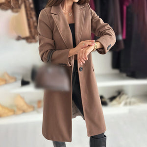 FemmeVogue – Chic Tailored Coat for Fall