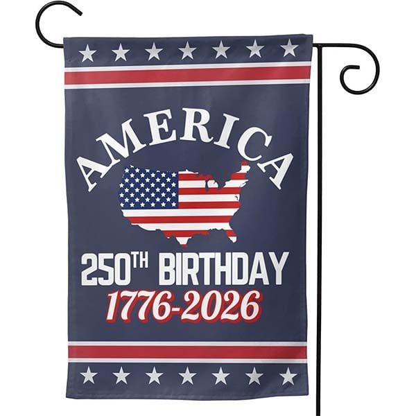 PatriotBanner – 250th Anniversary Garden Flag