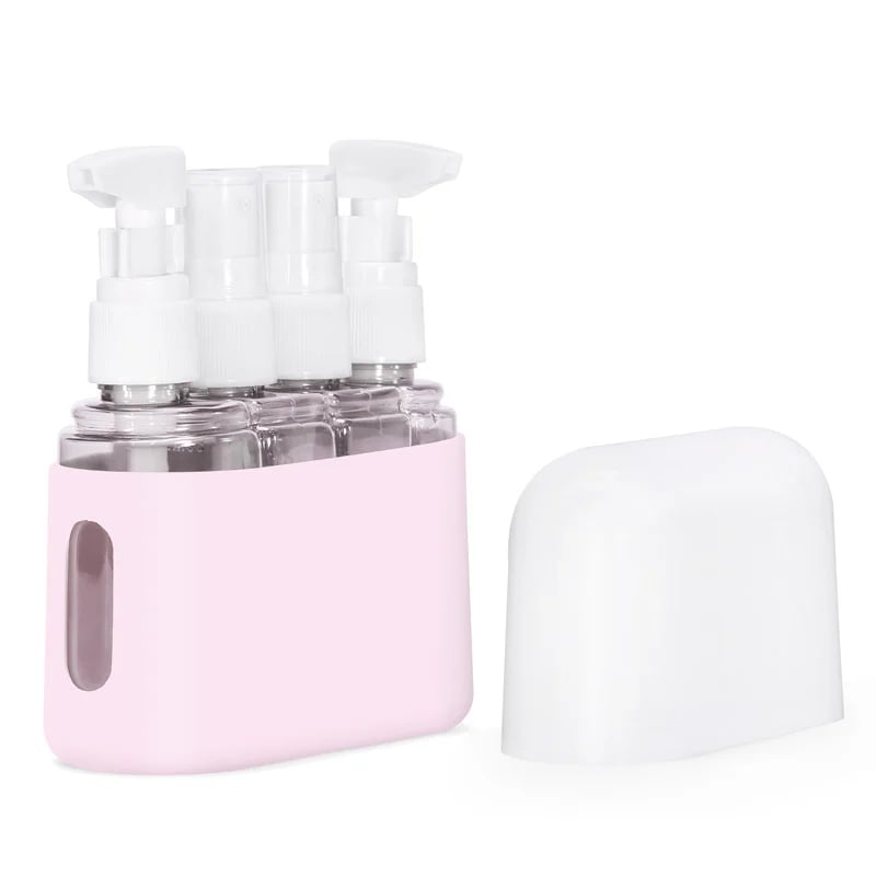 PackEase – Portable Shampoo Dispenser Kit