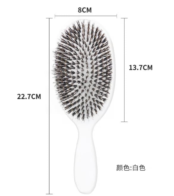 💥Viral World-Famous 5x Sold Out Paddle Brush - Smoother, Stronger, Shinier Hair - Boar Bristle Brush with Nylon Bristles and Microsphere Massaging Tips