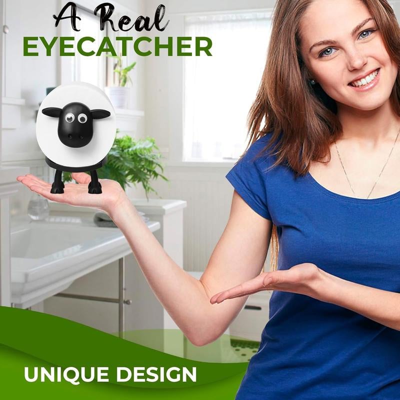 LambLaugh - Whimsical Sheep Toilet Roll Holder