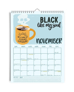 Here We Fucking Go Again - Sass Calendar 2024 marnetic