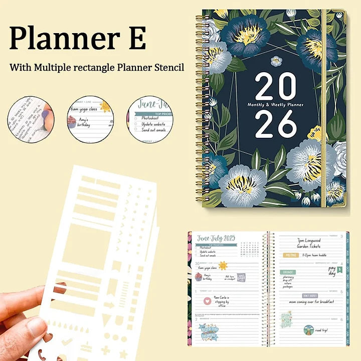 EduPlan – 2026 Study Planner with Stencil Tools