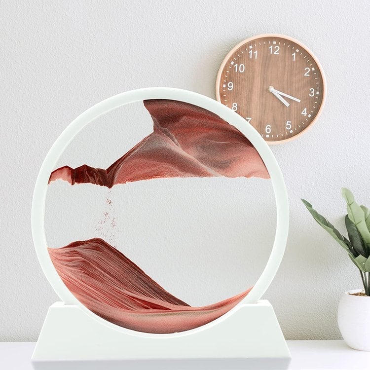 TranquilScape - 3D Sand Motion Hourglass – Relax & Inspire