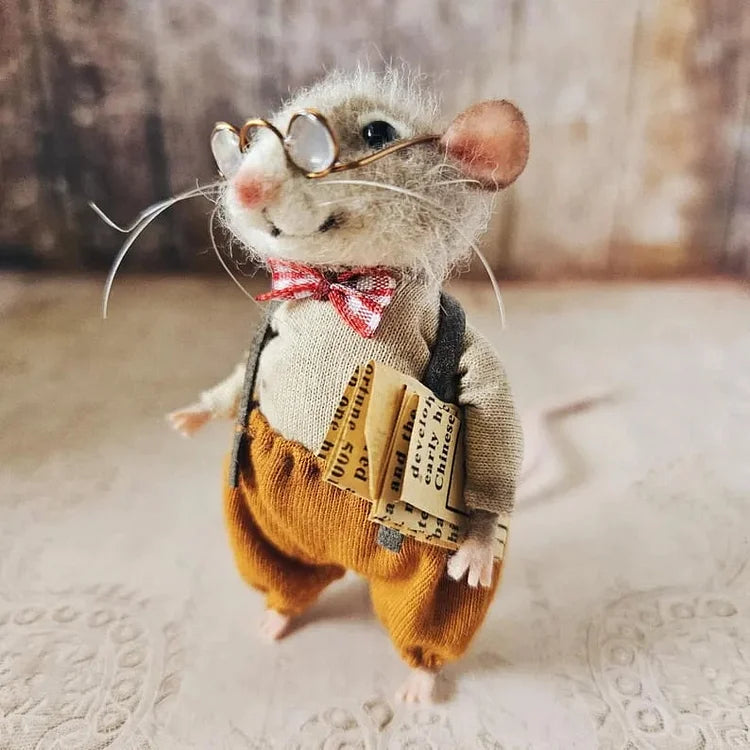 WhiskerWool - Needle Felted Mouse