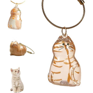 PawEver – Cat Memorial Acrylic Keychain Set