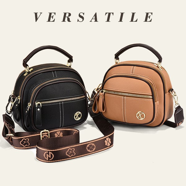 UrbanElegance – Classic Multifunctional Leather Crossbody Bag