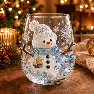 CrystalFest – Luxury 3D Christmas Glass Art Cup