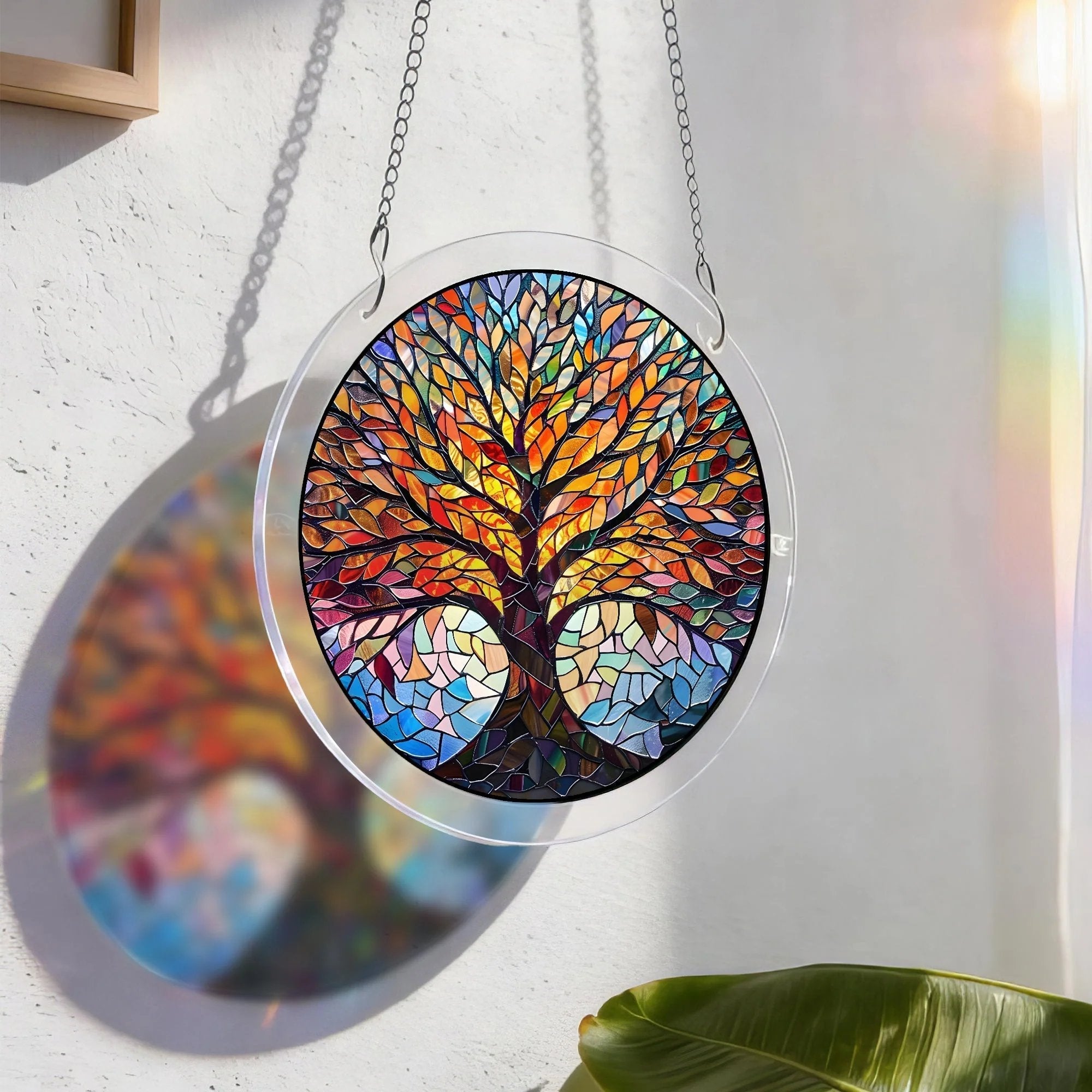 EmeraldFlame –  Acrylic 80 Pcs Suncatcher Puzzle