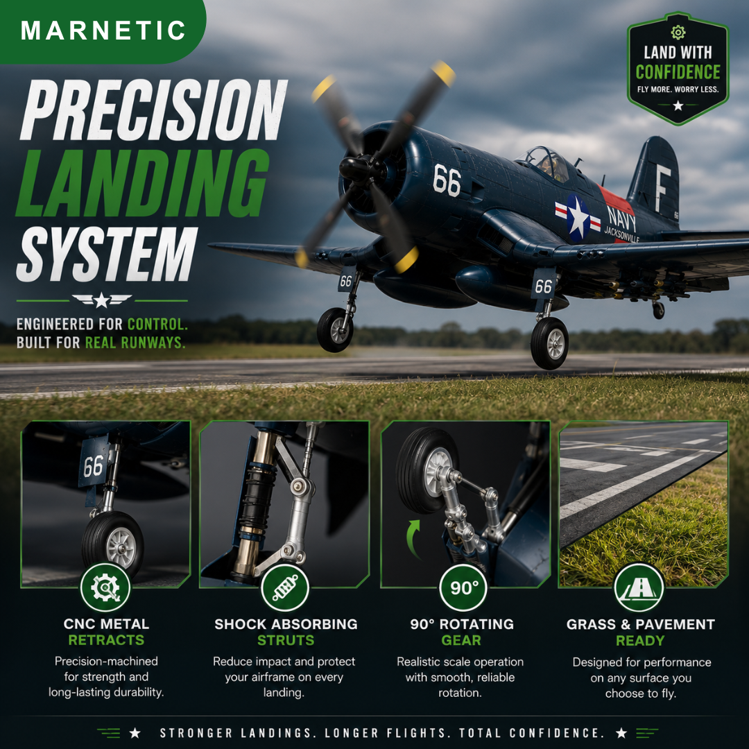✨Summer Refreshing Sale ⚡Large-Scale F4U Corsair RC Airplane with Brushless Power