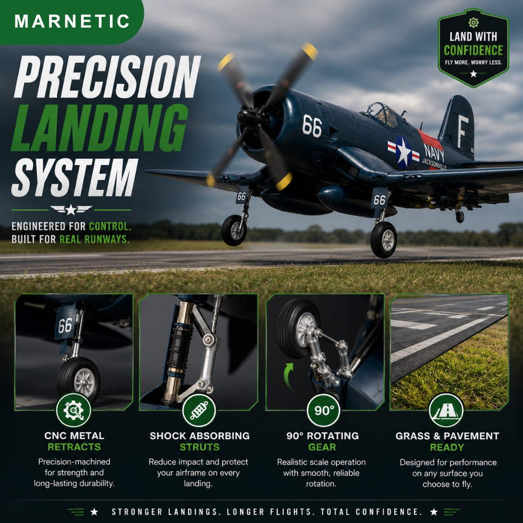 ✨Summer Refreshing Sale ⚡Large-Scale F4U Corsair RC Airplane with Brushless Power
