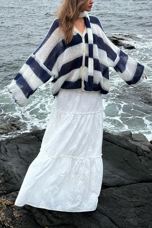 VibeLayer - Y2K Stripe Sweater