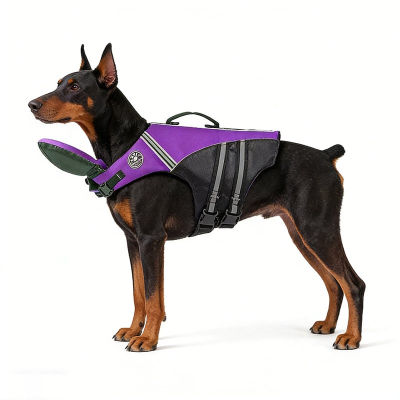 🐾Dog Life Jacket - High Buoyancy Foam, Adjustable Fit