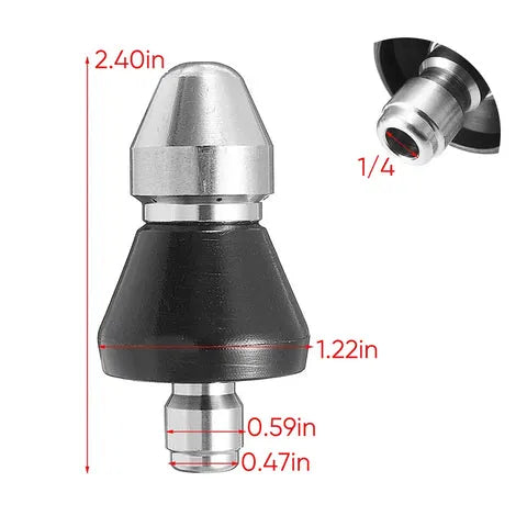 JetFlow – High Pressure Sewer Cleaning Nozzle