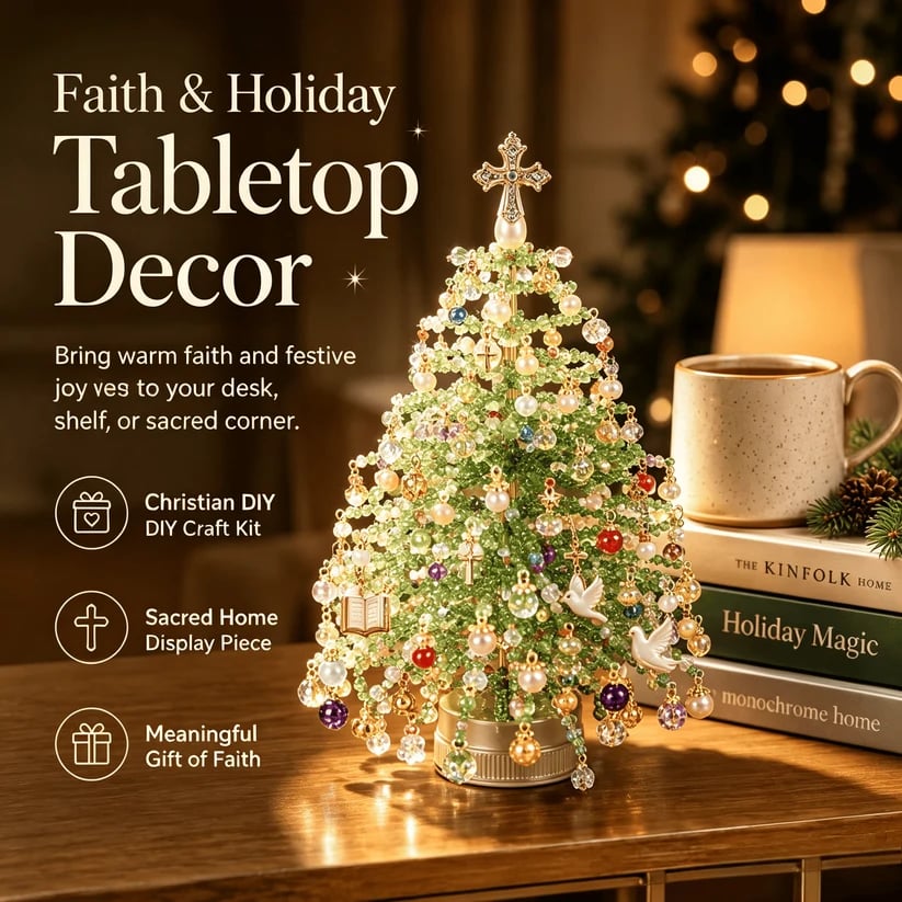 SparkleCraft – Premium DIY Beaded Christmas Tree Kit