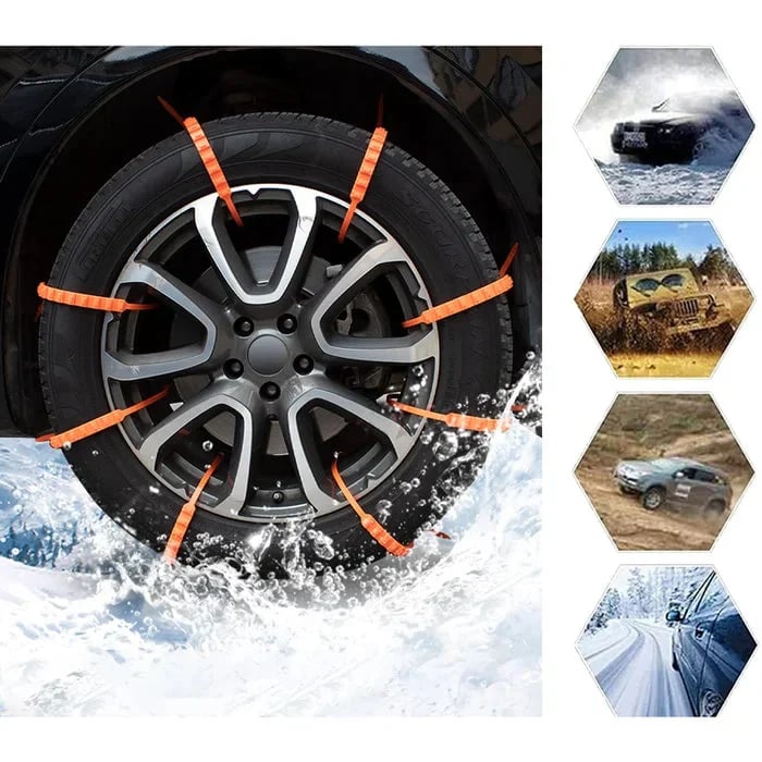 SnowLock – Reusable PE Tire Chains
