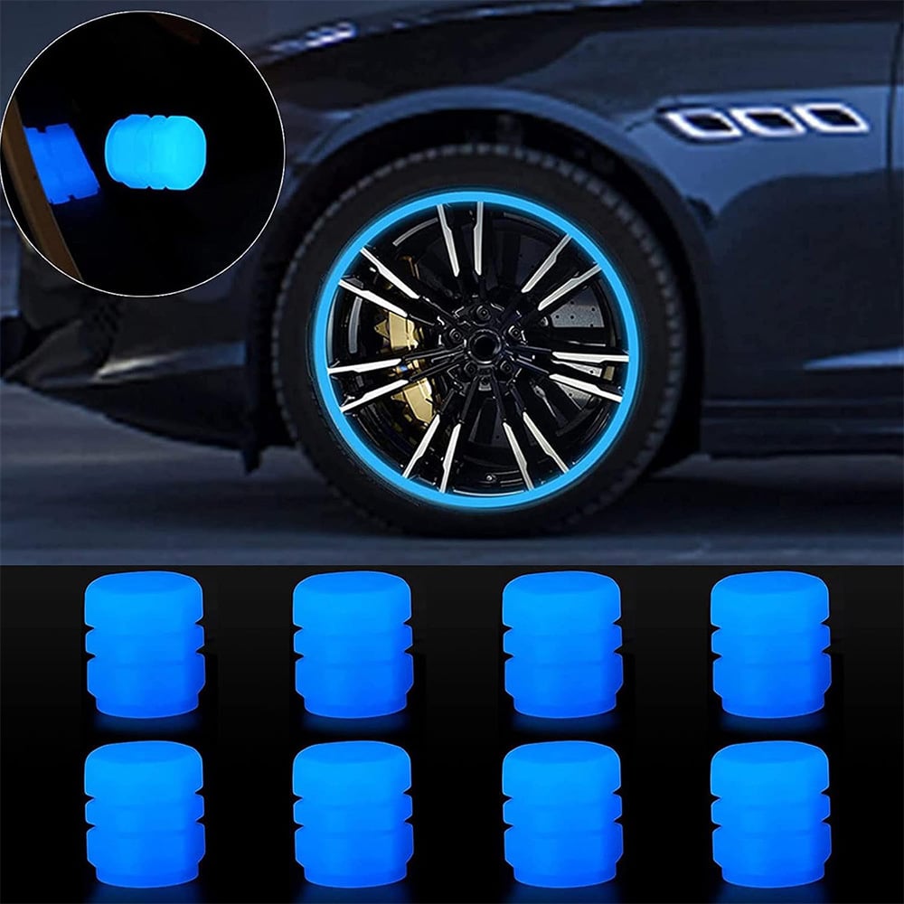 StarWheel - Fluorescent Valve Caps | Ride Bright at Night