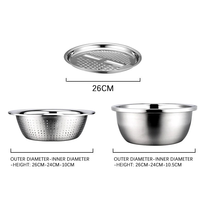 Multifunctional Stainless Steel Basin – marnetic