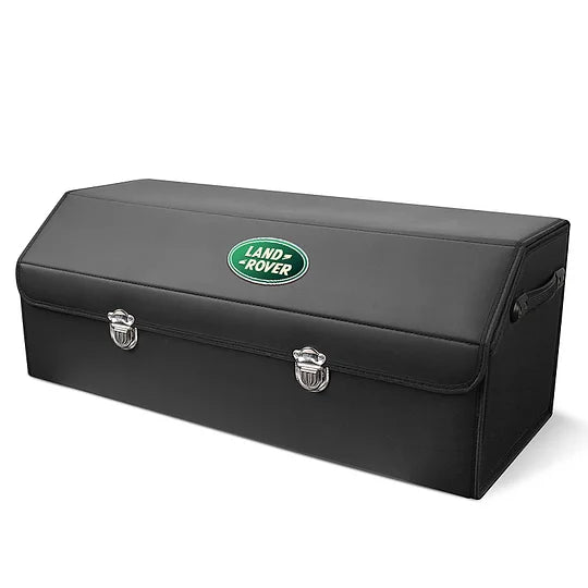 AutoNest - Elegant Leather Trunk Organization System