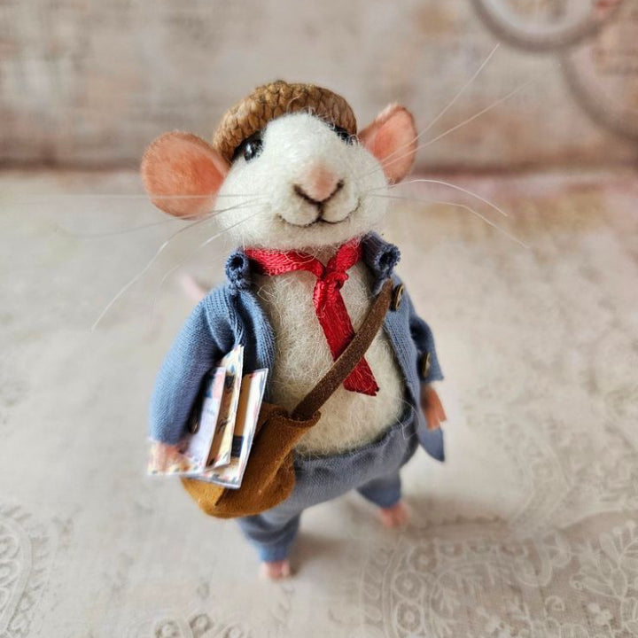 WhiskerWool - Needle Felted Mouse