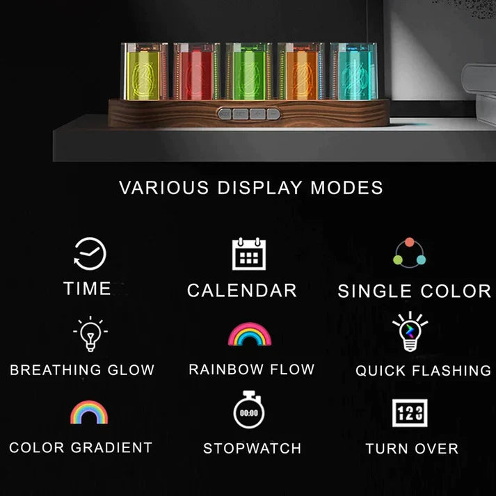 ChronoGlow – RGB Luminotron Digital Clock
