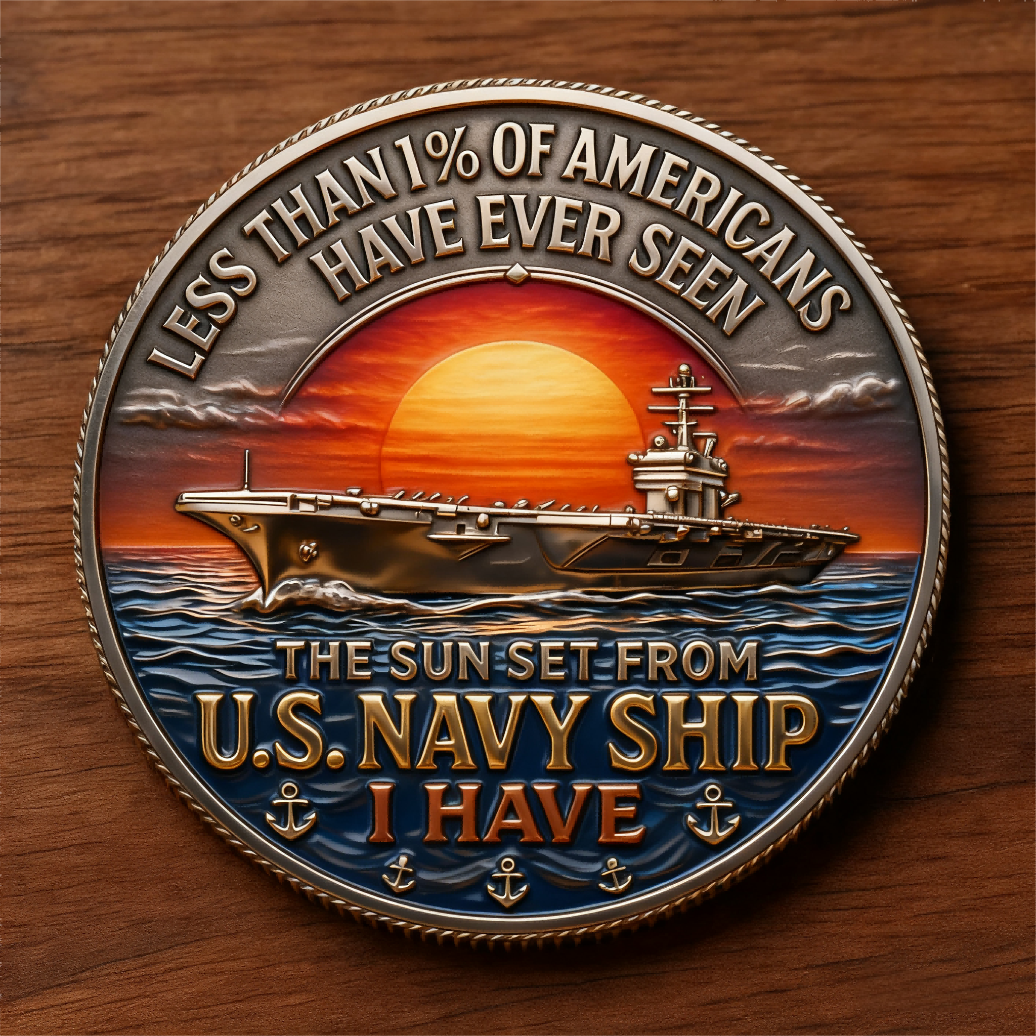Deck Watch - Cold Waters Navy Commemorative Coin