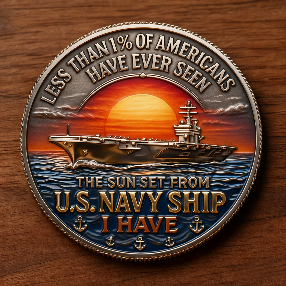Deck Watch - Cold Waters Navy Commemorative Coin