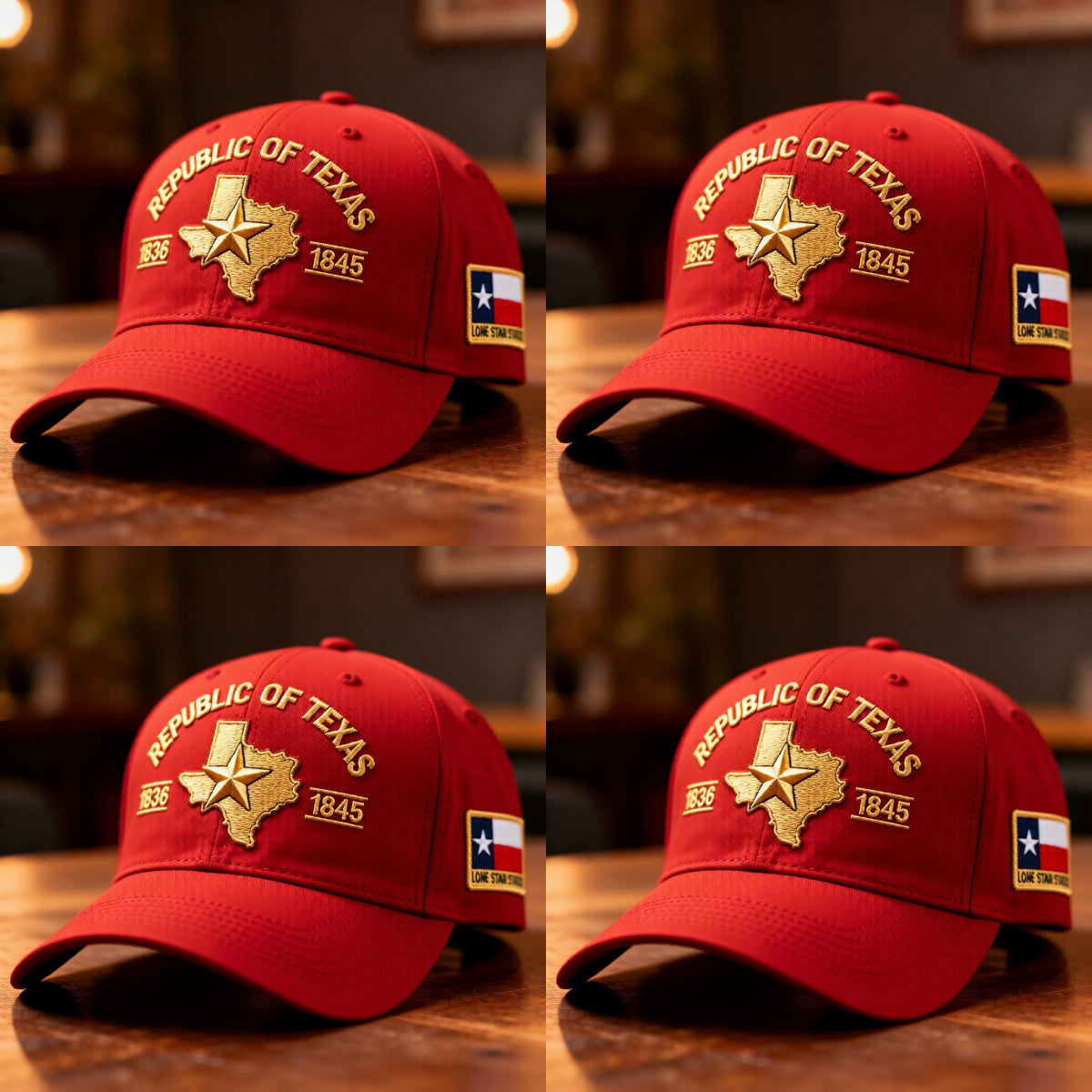Republic of Texas Embroidered Hat