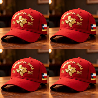 Republic of Texas Embroidered Hat