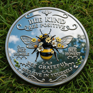 GoldenHive – Motivational Bee Kind Keepsake Coin