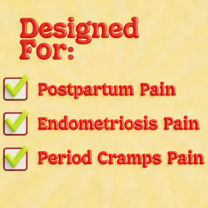 Vibration & Herbal Heating Pad Diaper for Period