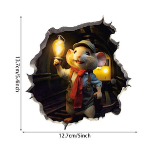 MouseWhisper - Charming Wall Illusion Decor