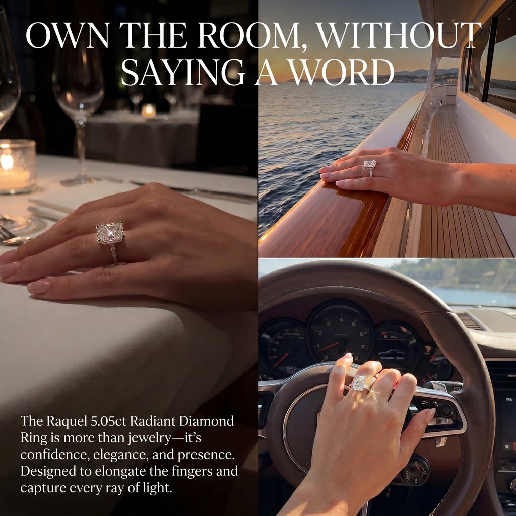 Lumière – Radiant Cut Luxury Statement Ring
