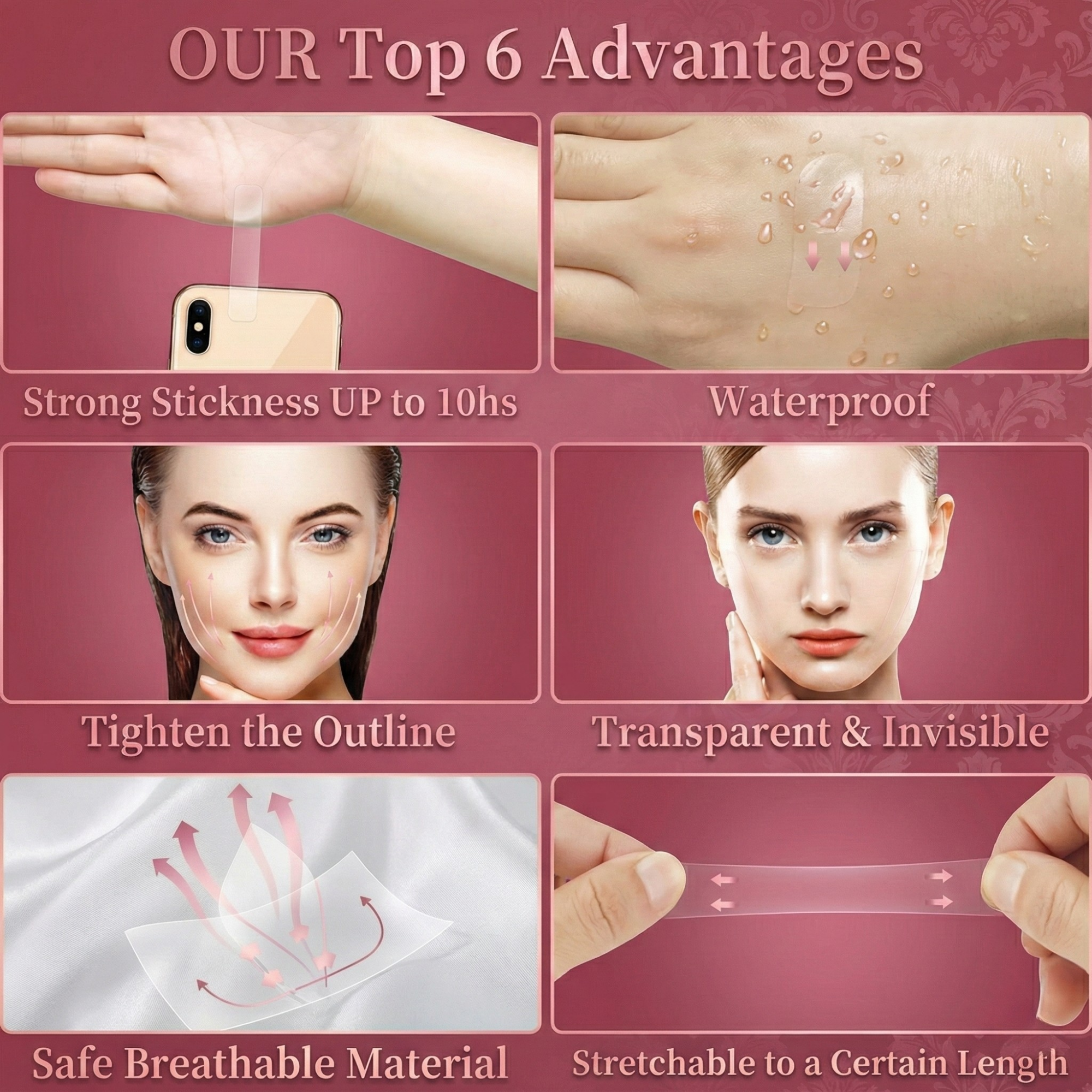 GlowTight - Instant Lift Strips