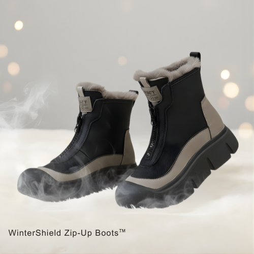 SnowEase – Warm Zip Closure Winter Boots