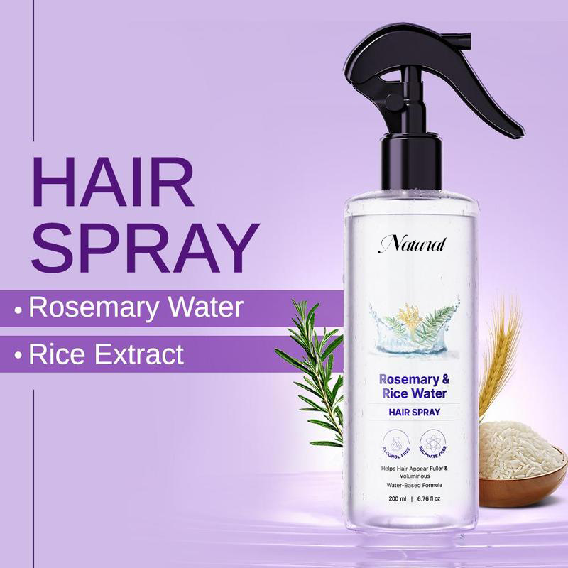 RoseGlow – Infused Nourishing Rosemary Rice Hair Mist