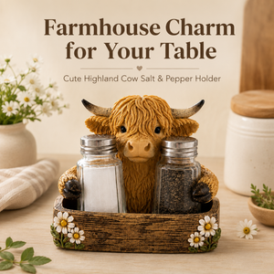 FarmCharm – Cute Highland Cow Décor