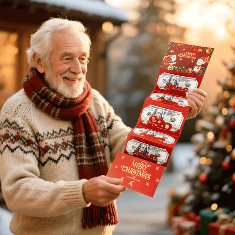FestivaFold – Luxury Christmas Cash Gift Envelope