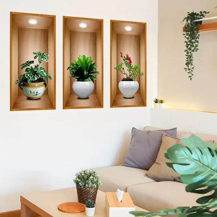 VividVerdure - Peel & Stick Wall Plants