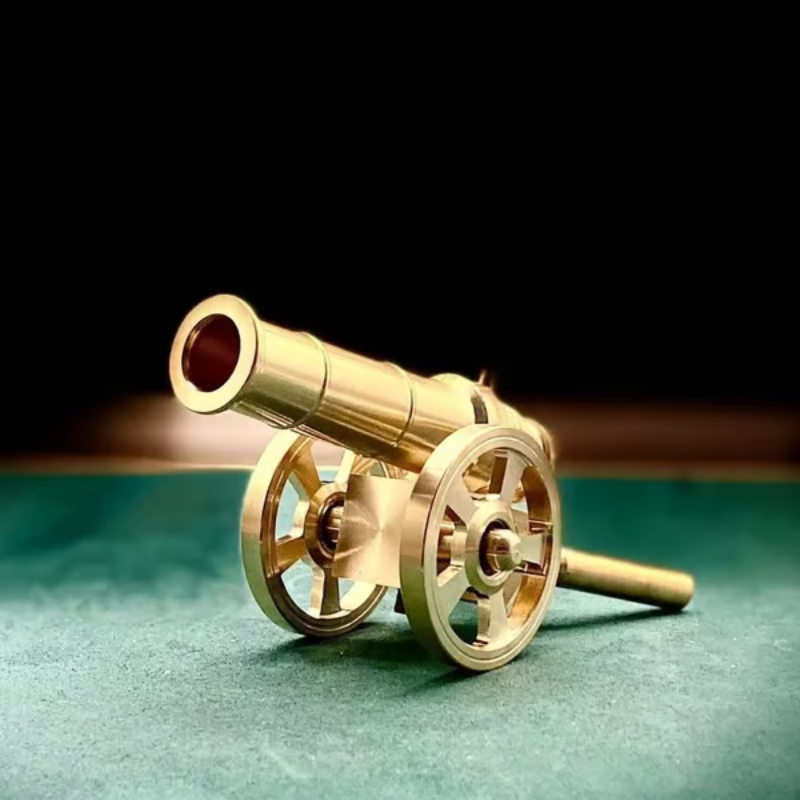 BattleForge - Premium Solid Brass Cannon Model