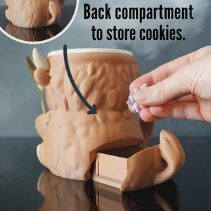 CozyScoop – Highland Cow Dessert Mug Cup